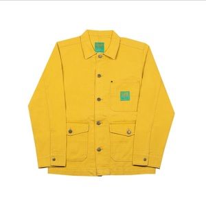 THE HUNDREDS X LEE JEANS CHORE JACKET IN YELLOW